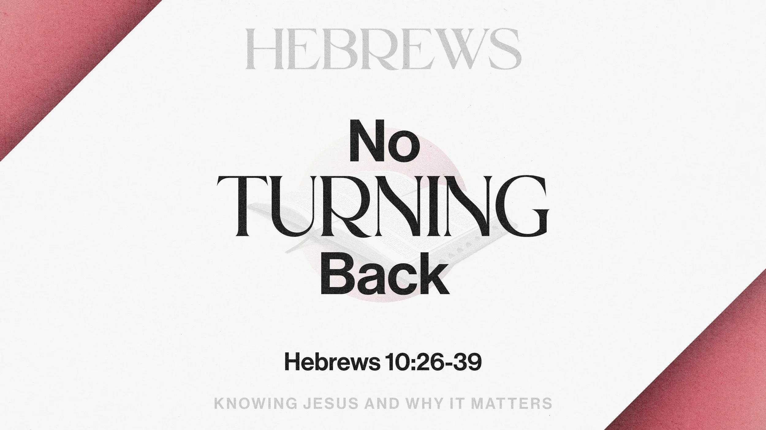 No Turning Back