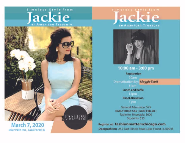 Timeless Style from Jackie - An American Treasure - Mar. 7, 2020 in Lake Forest 