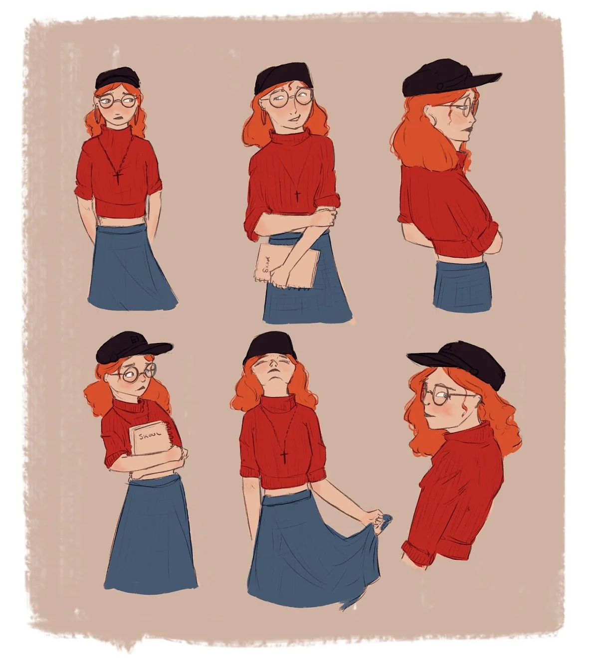 Red Haired School Girl