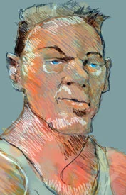 Computer Freehand Drawing by M. Wayne Knight