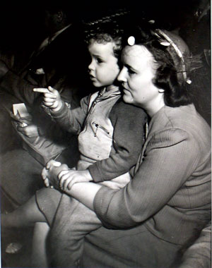 “Mother and Child at Circus” by Weegee, Donated by Harry Blumenthal