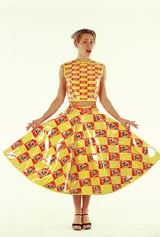 "Miss Bonnevilee Salt Flats" by Charlotte Kruk n' Kemken, Photo by Keay Edwards, Model: Steph Jorgle