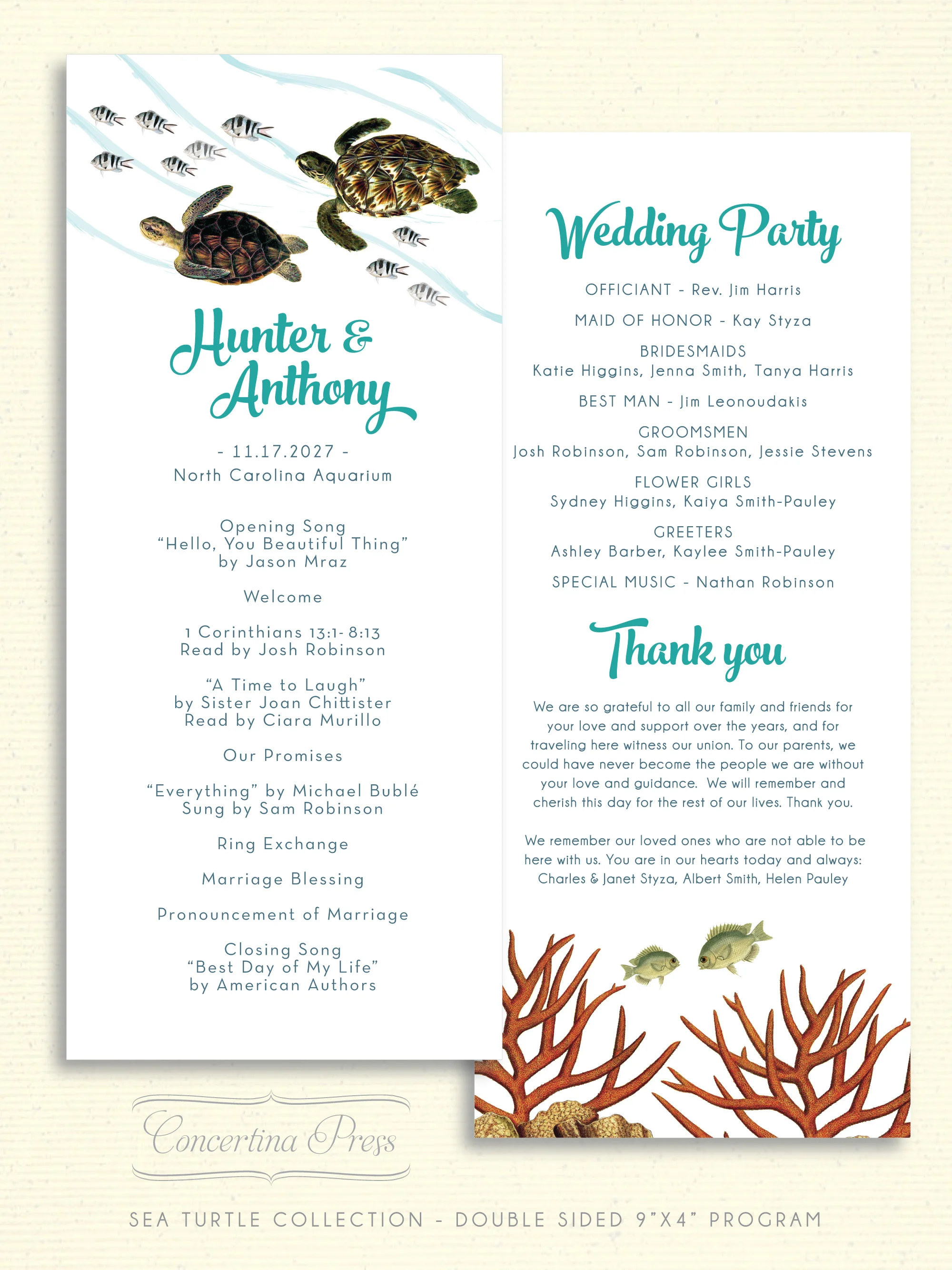 Sea-Turtle-program-for-a-beach-wedding-from-Concertina-Press-made-in-the-USA.jpg