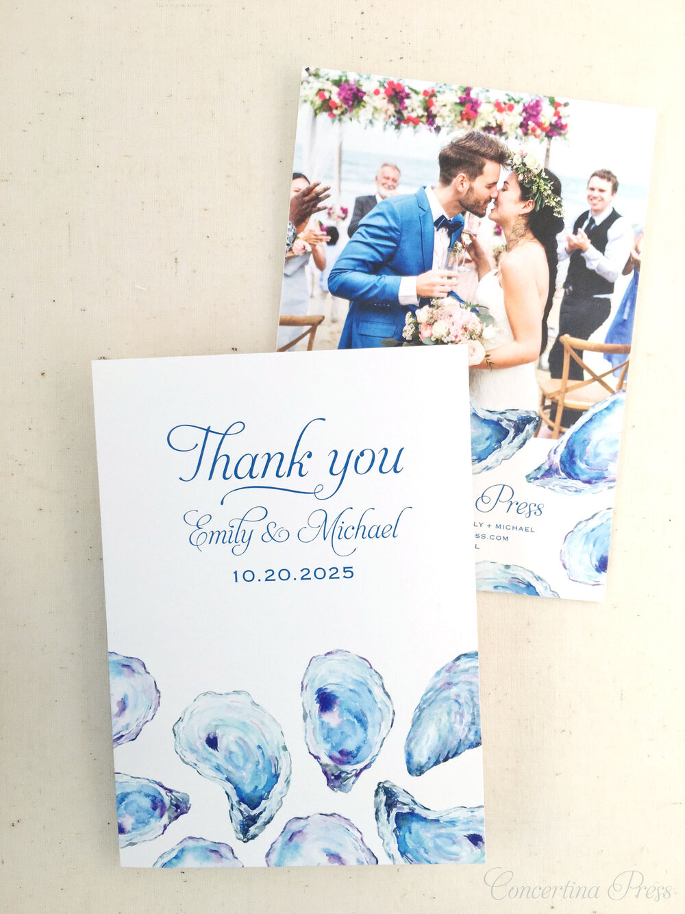 Dusty Blue Envelopes for Wedding Invitation, Greeting Card 4x6