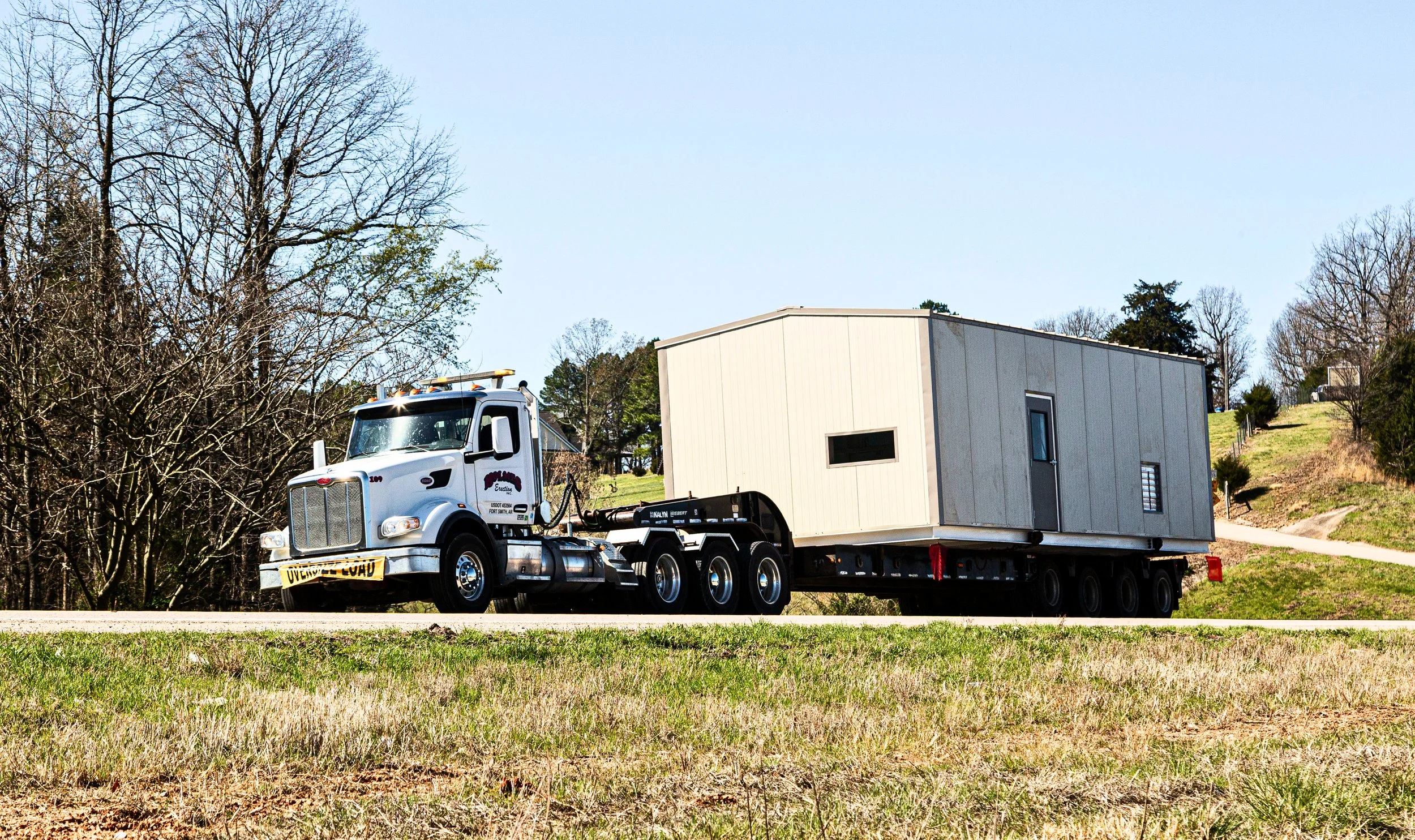 Pump Station Move, Oversized load, JL Bryson Inc.