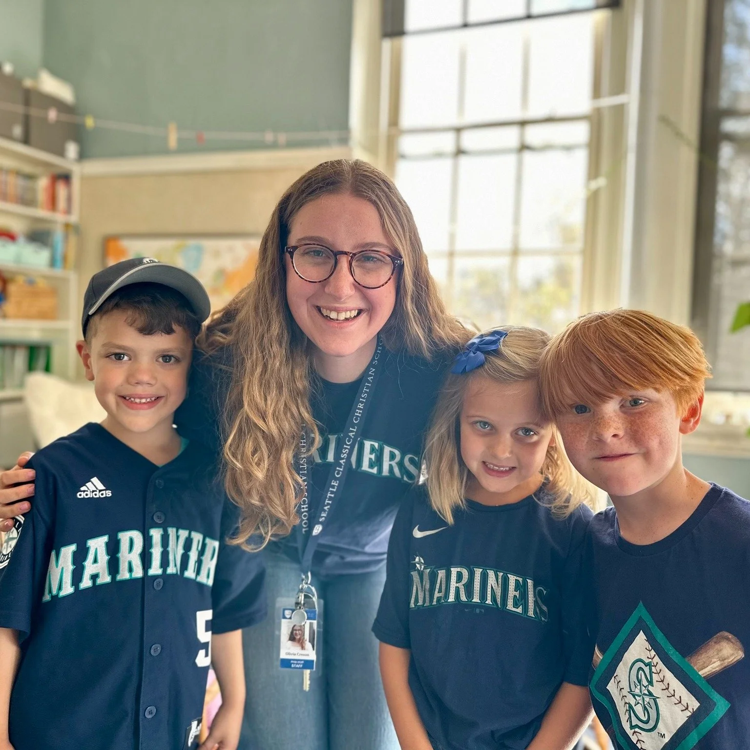 We&rsquo;re all in for the Mariners! ⚾💙 Students and teachers traded uniforms for Mariners gear today as we cheer on Seattle in the playoffs. 

#GoMariners #SCCSLife #classicalchristianeducation