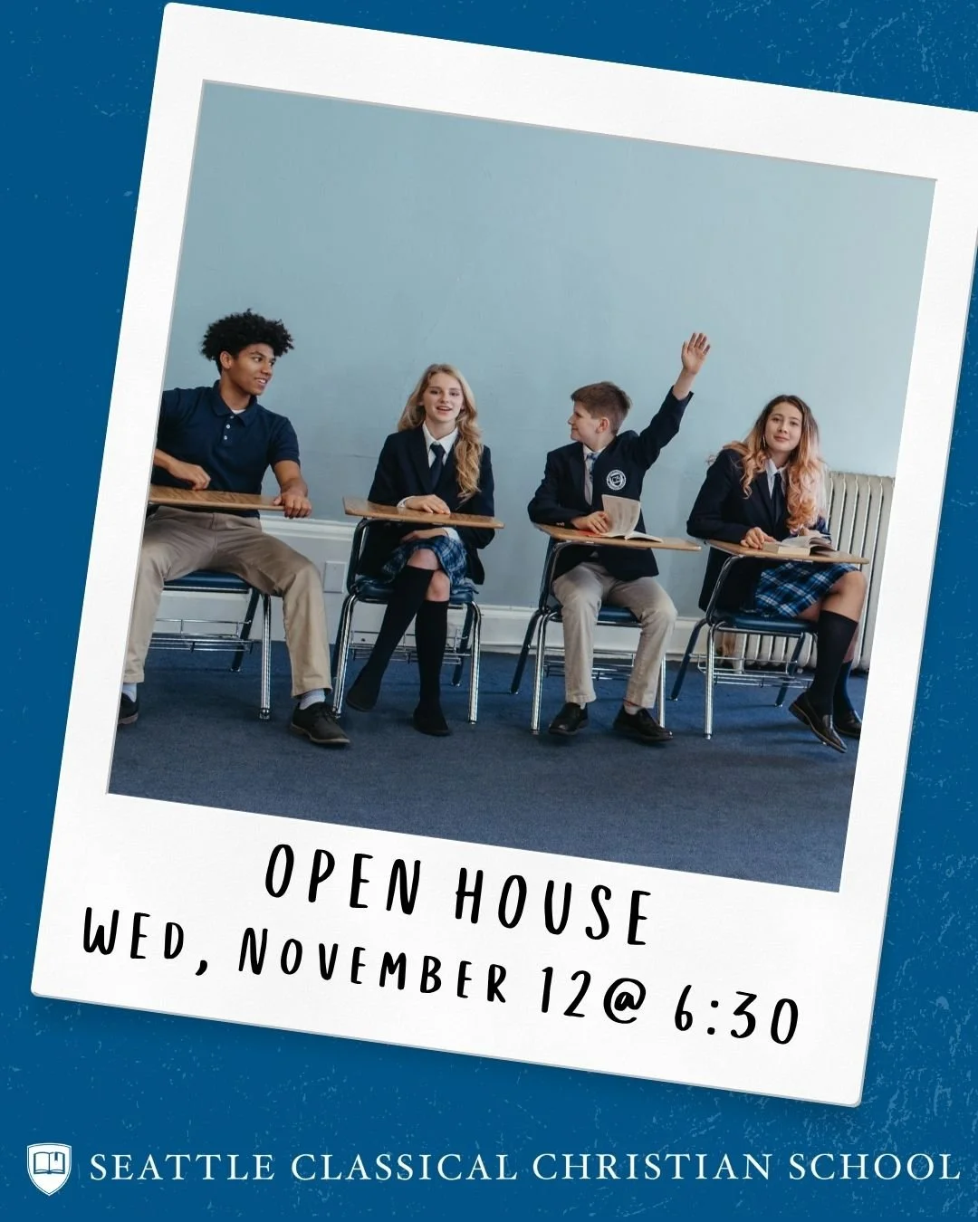 At Seattle Classical Christian School, education happens within a vibrant, Christ-centered community. Join us for our Open House to tour classrooms, meet our teachers, and see what makes this place feel like home.
RSVP or learn more: www.seattleclass