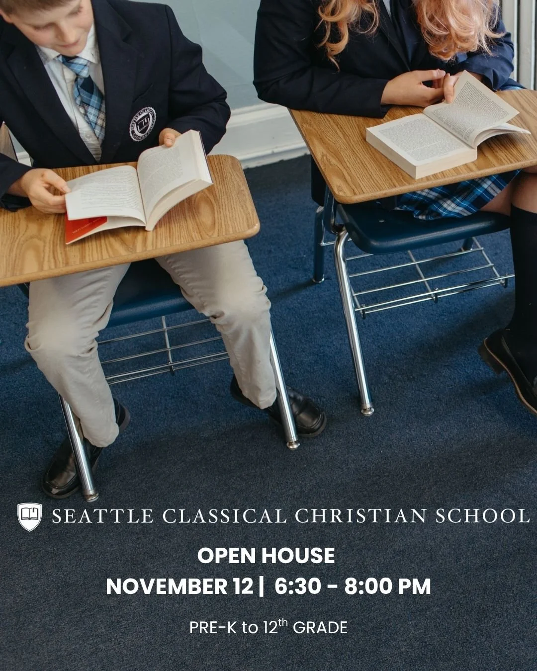 Just a few days away! Come experience a community where students are rooted in truth and made ready for the world.

📅 SCCS Open House | November 12 | 6:30&ndash;8:00 PM
👋 Pre-K through 12th Grade
🔗 RSVP: www.seattleclassicalchristianschool.org/ope