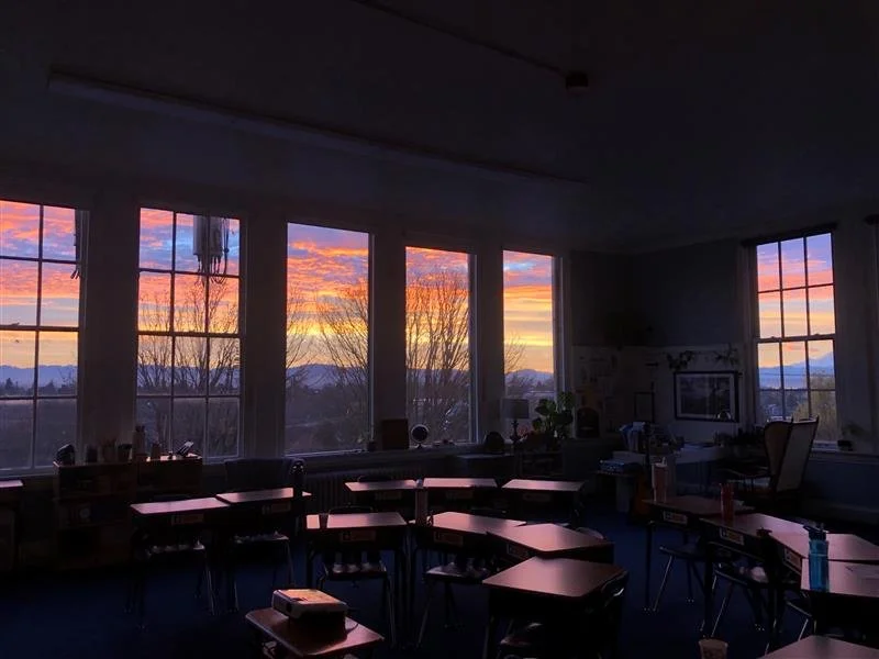 &ldquo;Most mornings, I arrive at my classroom before sunrise. I leave the bustle of the city for the stillness of dawn, sit facing Mt. Rainier, and spend a few quiet moments with Scripture before the day begins.

It reminds me that much of what we d