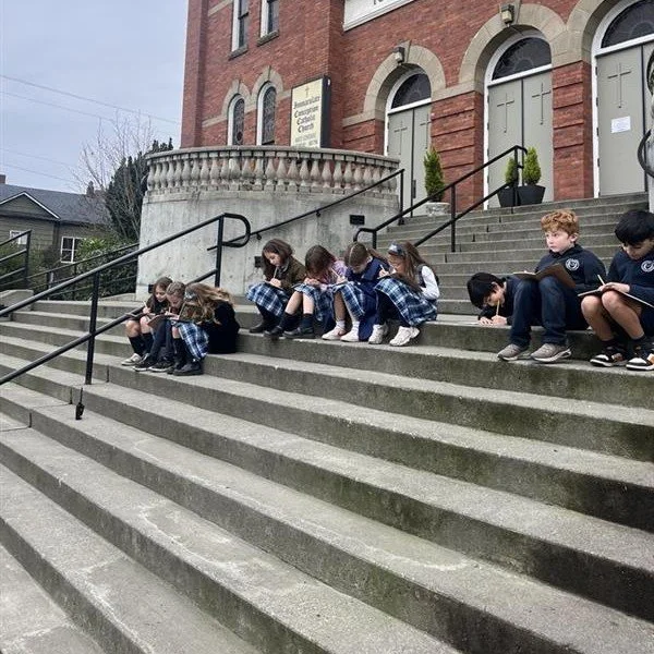 3rd grade went outside to practice noticing and wondering, learning how a posture of wonder shapes the way they read Scripture and engage with the world.

#sccslife #ClassicalChristianEducation #goodtruebeautiful