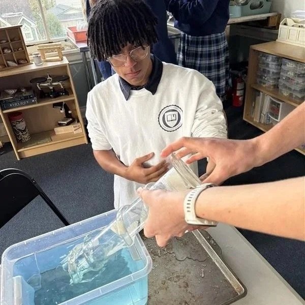 What does an ancient invention have to do with modern learning?  Our 11th and 12th graders put Archimedes&rsquo; screw to the test, racing to move water upward while thinking about liquids, simple machines, and how ideas endure over time.