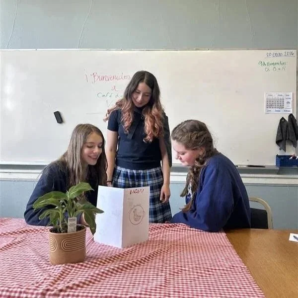 In Spanish 1, students designed caf&eacute; menus, wrote short skits, and practiced ordering food. The class wrapped up by enjoying a popular Spanish breakfast: churros and hot chocolate.

#sccslife #goodtruebeautiful #classicalchristianeducation
