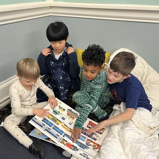 From epic blanket forts to historic library halls, Read All Day is a beloved SCCS tradition that celebrates the joy of reading! Today, Grammar students got cozy in pajamas to read solo, with visiting parents, or alongside their reading buddies, while