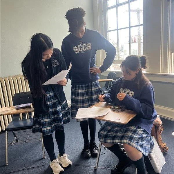 Building arguments, one step at a time.

10th graders are preparing for their upcoming Lincoln&ndash;Douglas debates by studying how strong arguments are constructed. Students practiced identifying the key parts of an LD case&mdash;Value, Criterion, 