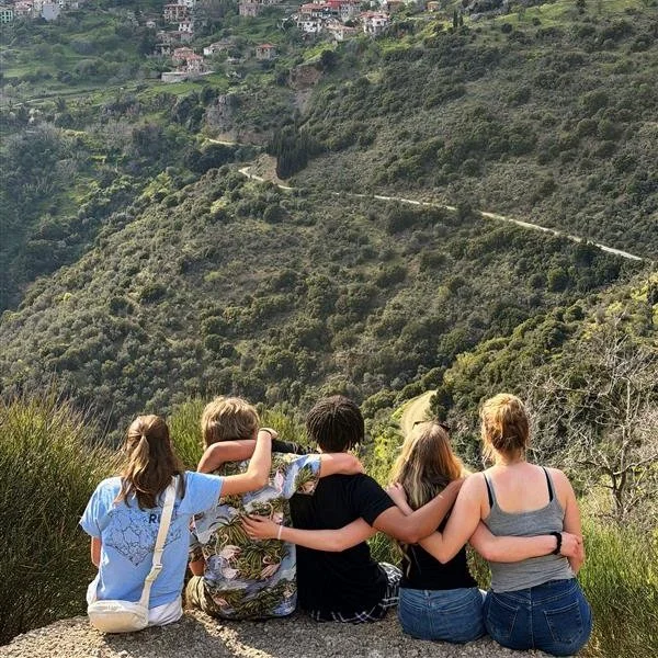While traveling through Greece on the junior and senior trip, students stood on Mars Hill in Athens &mdash; where the Apostle Paul once preached.

From there, they joined Morning Meeting back on campus as Mr. Hill read Acts 17:22&ndash;31, the very w