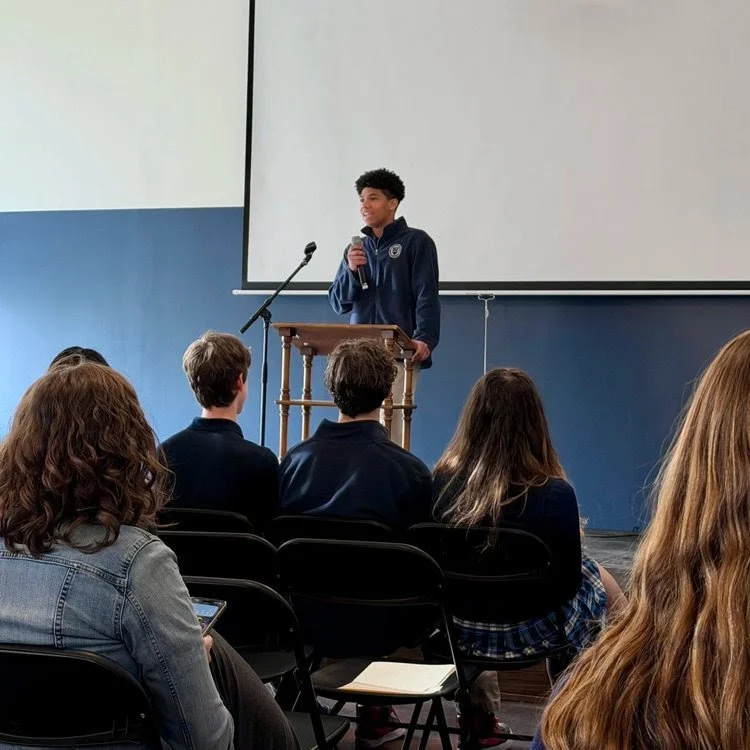 10th Grade students are applying what they&rsquo;ve learned in Bible this year by studying and practicing how to teach God&rsquo;s Word. Last week, Ezra D. led our 6th&ndash;12th Grade Morning Meeting in a study of Matthew 21:1&ndash;22&mdash;an enco