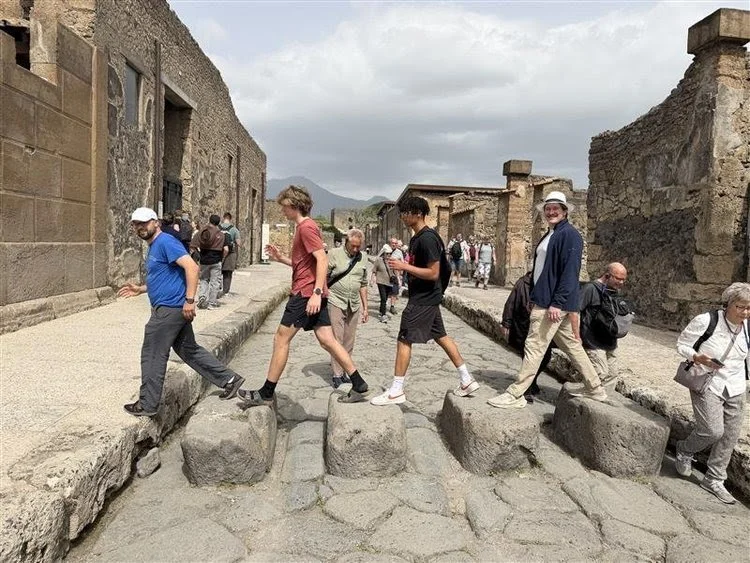 Drawing on a long tradition of travel that deepens both intellectual and spiritual study, our 11th and 12th grade students took part in a Peregrinatio Academica&mdash;an academic pilgrimage to encounter the places they&rsquo;ve spent years reading ab