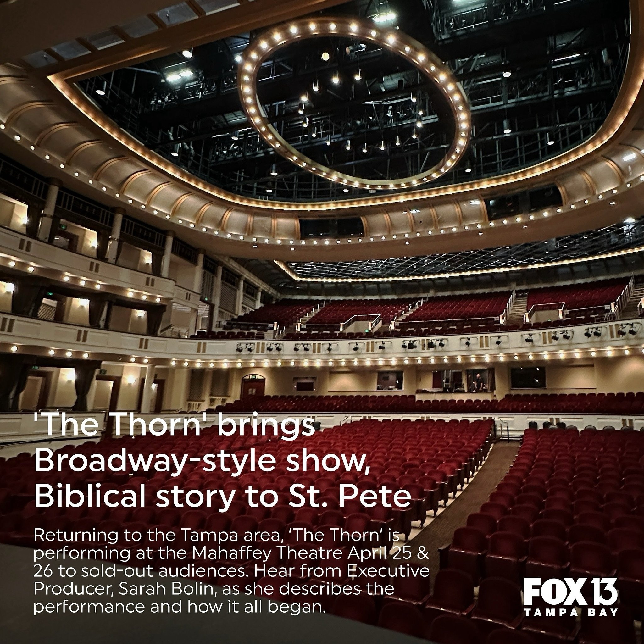 Not only is the hype real, so is Christ. Experience the SPRING 2024 closing of @thethornofficial in St. Pete @mahaffeytheater, Orlando, and Miami. www.thethorn.com @foxnews