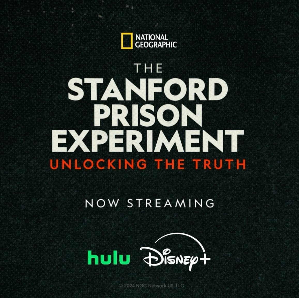 Dive into the new limited series &ldquo;The Stanford Prison Experiment: Unlocking The Truth&rdquo; now streaming @natgeotv @hulu @disneyplus