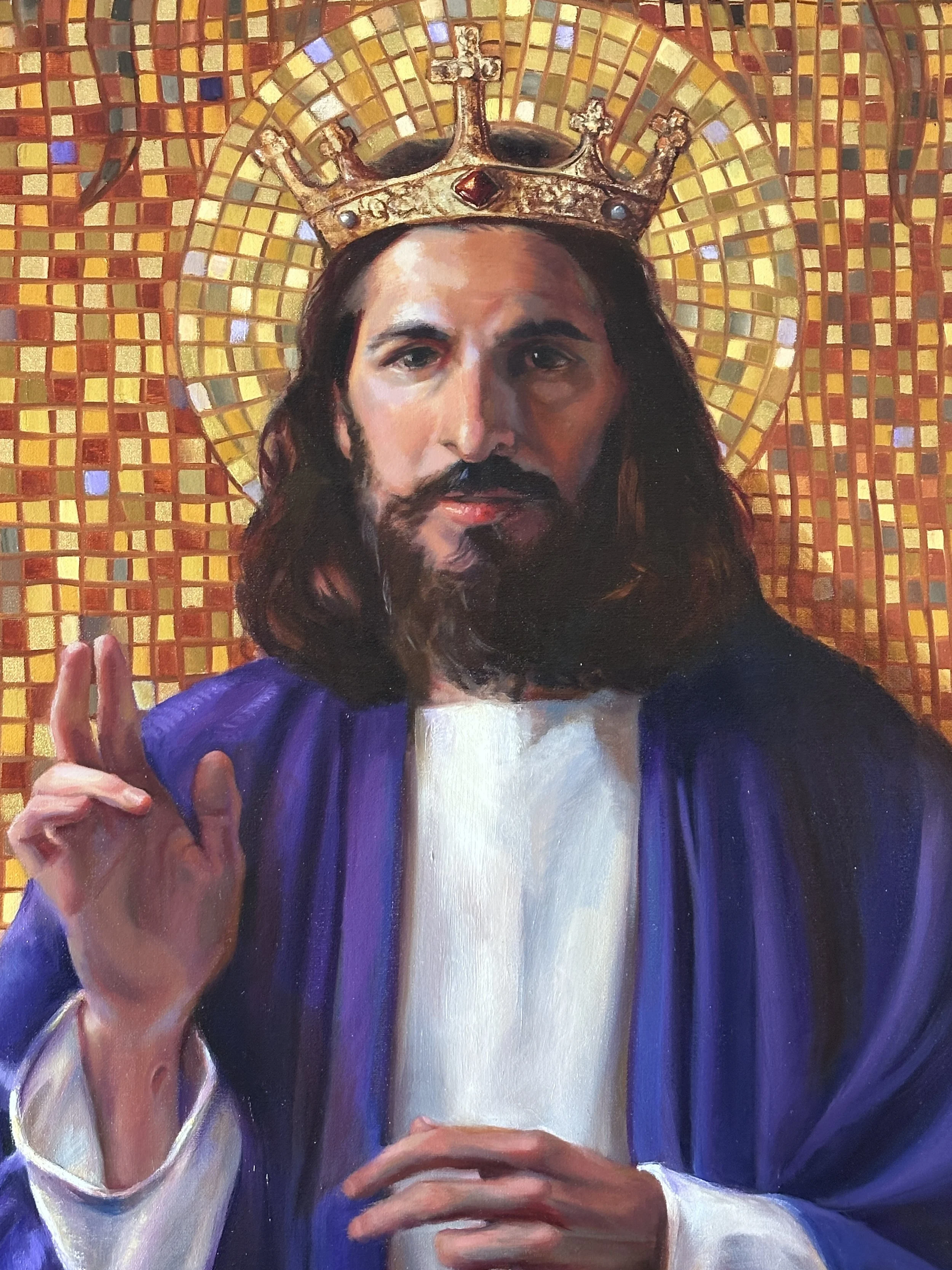 Girgenti painted as Jesus for "Legatus Conference"