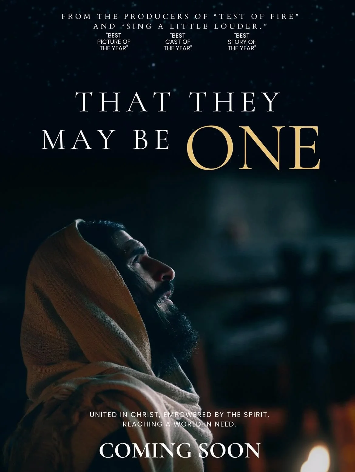 Girgenti appears on poster as Jesus for new doc "That They May Be One"