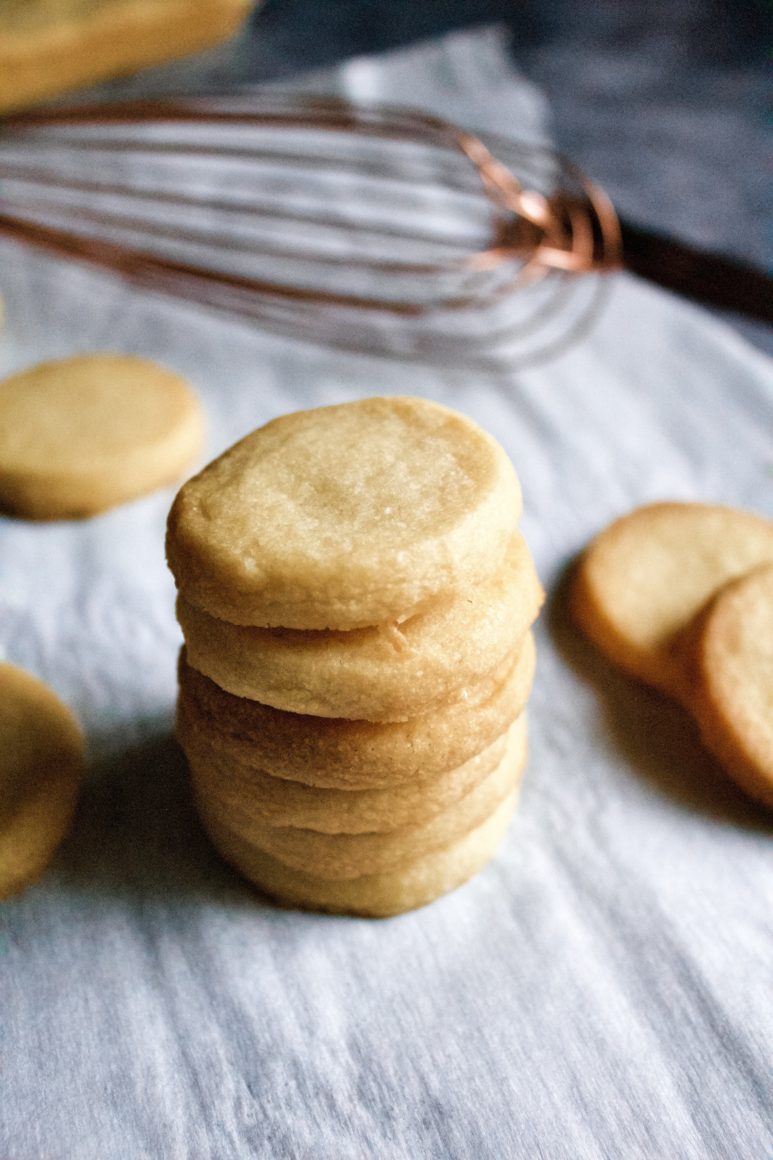 Tender Shortbread Cookies (pan-style)