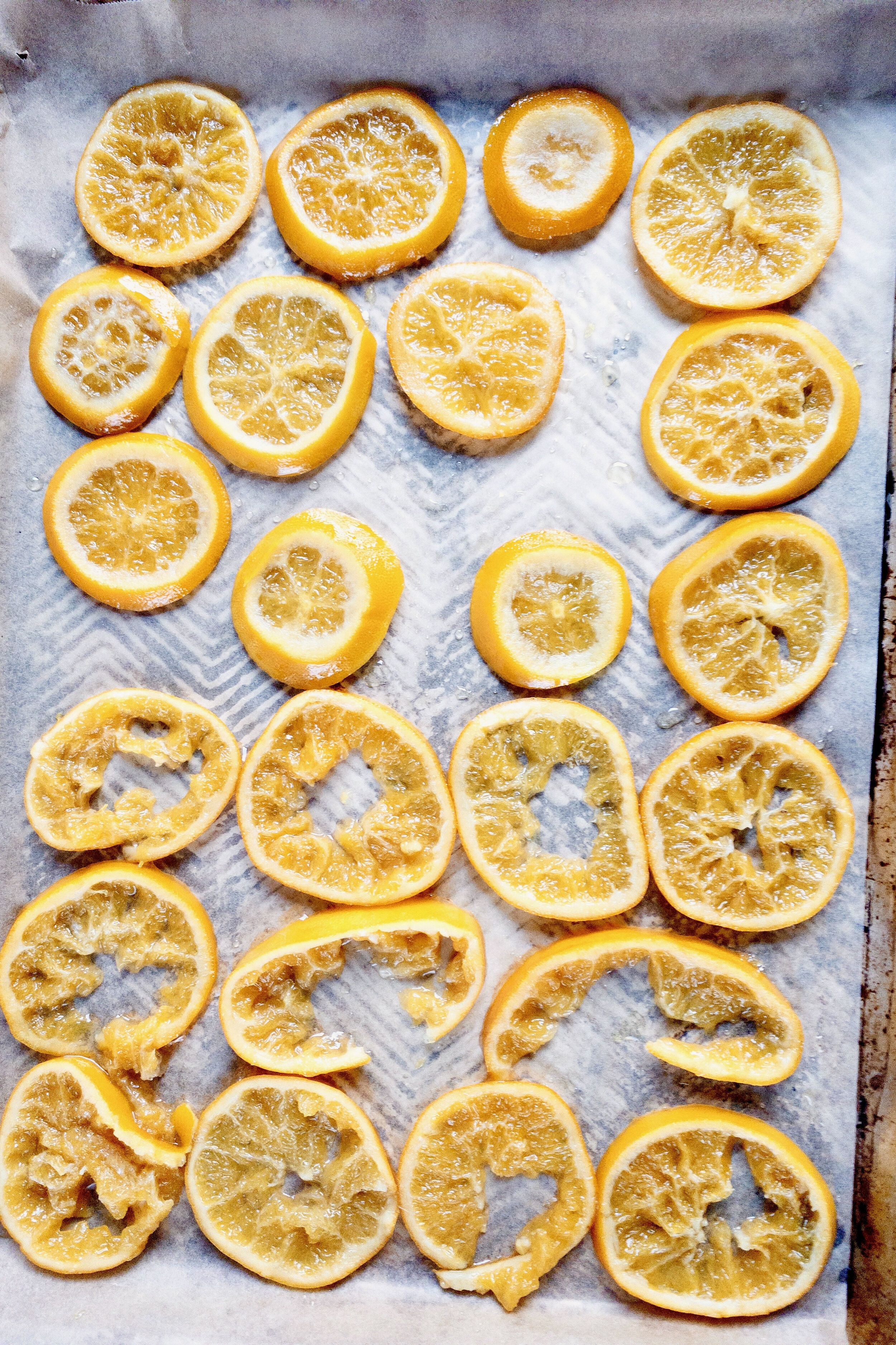 Dried orange & lemon slices recipe