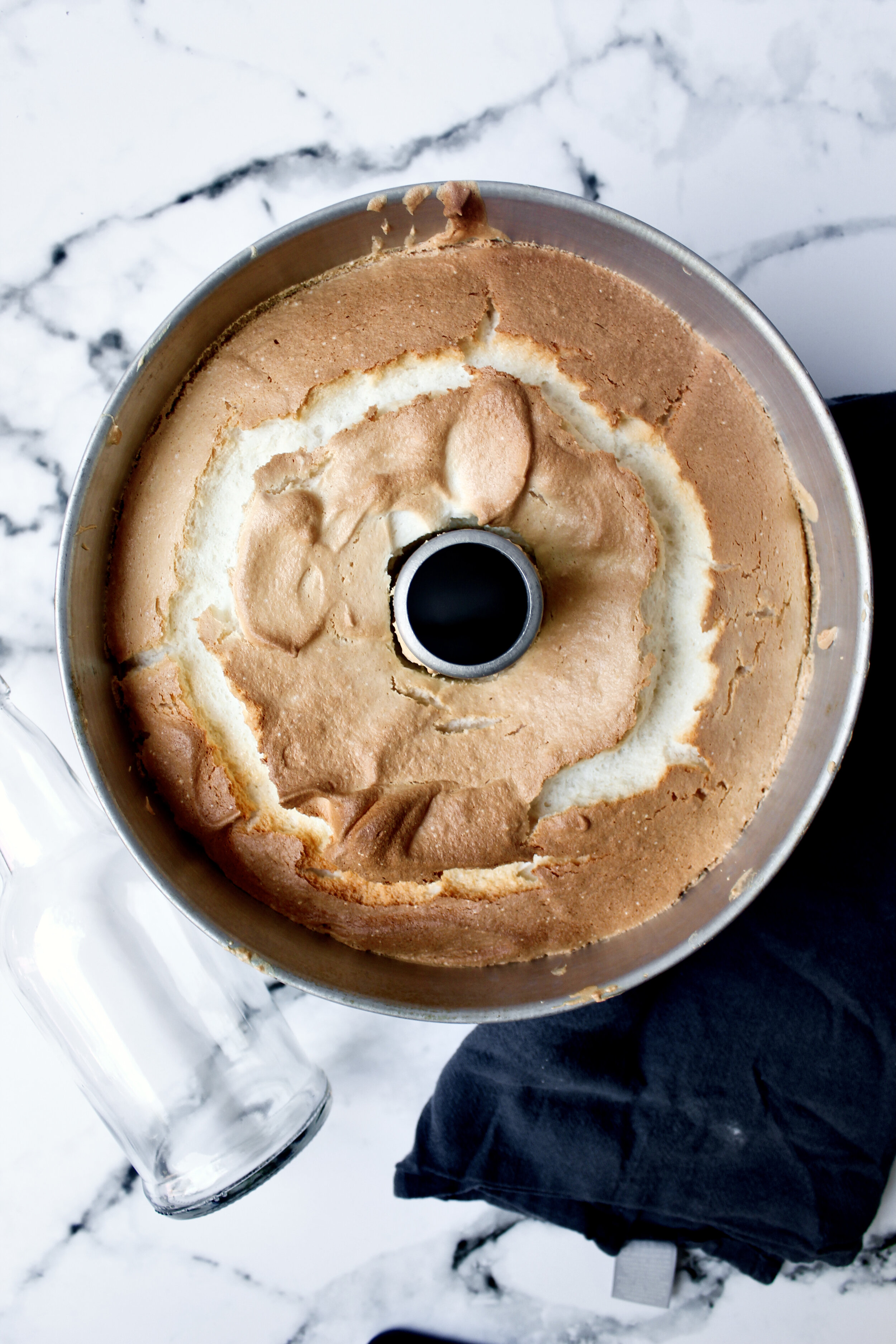 Easy Angel Food Cake in a Bundt Pan