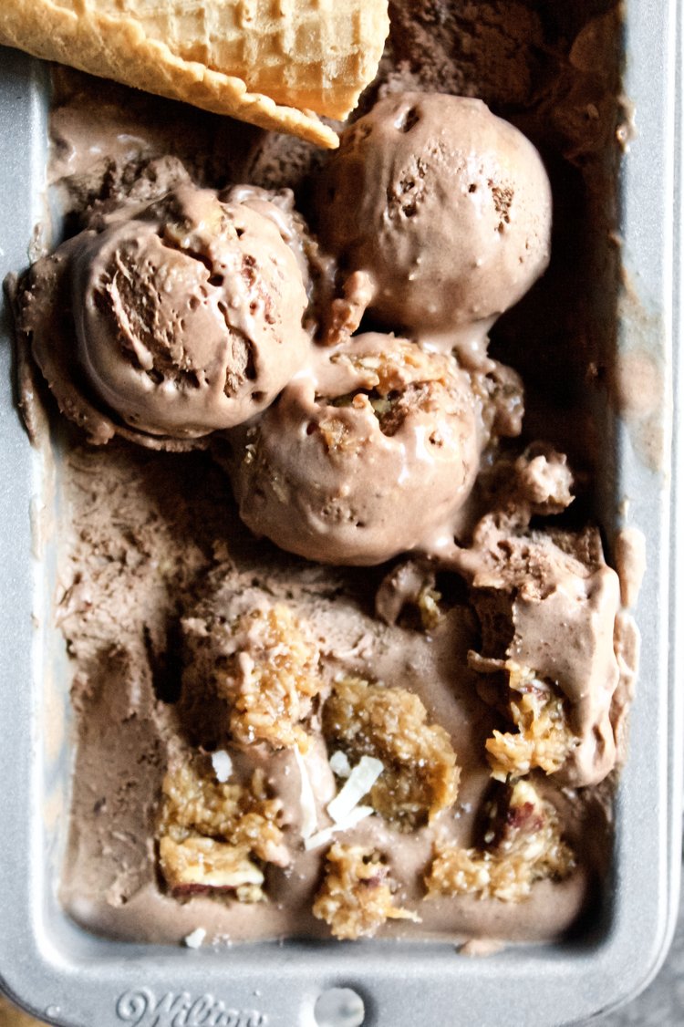 Chocolate M&M Ice Cream — Poetry & Pies