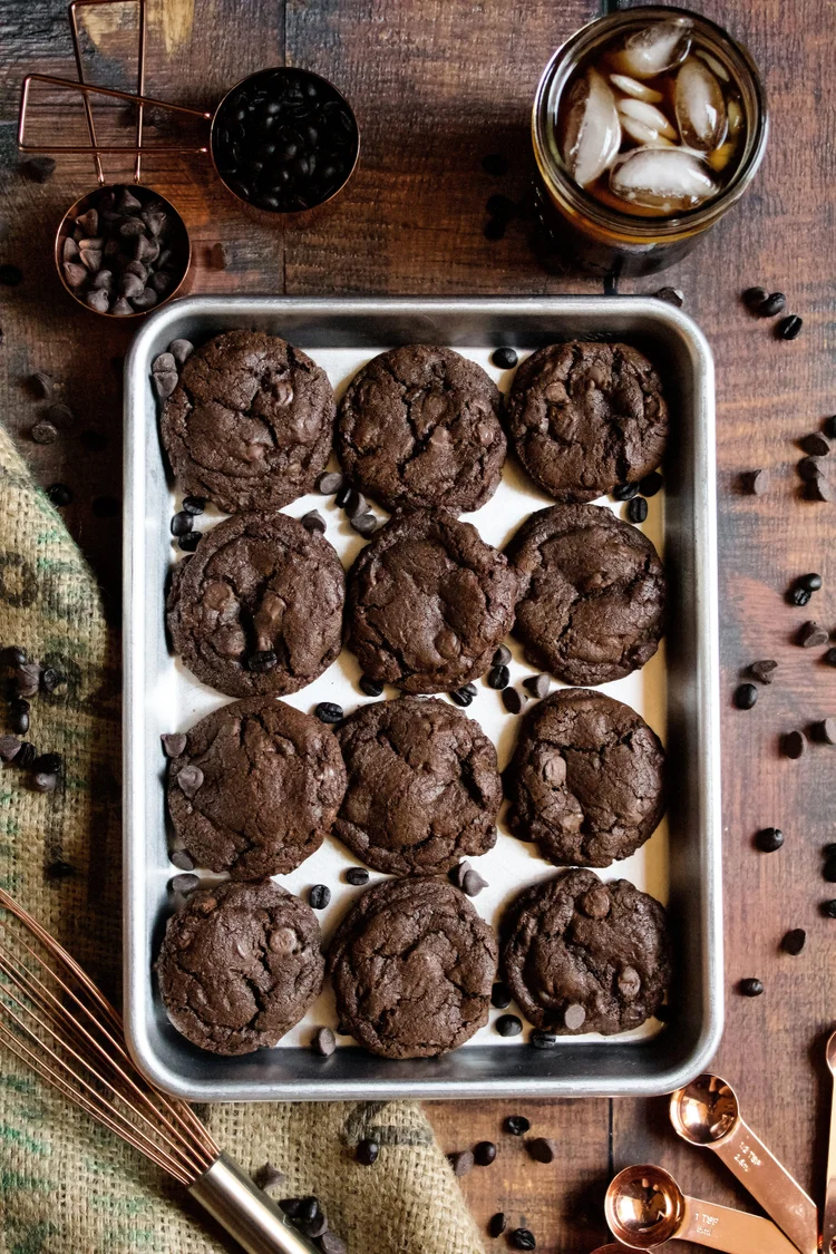 Picture of Double Chocolate Cold Brew Cookies — Poetry & Pies