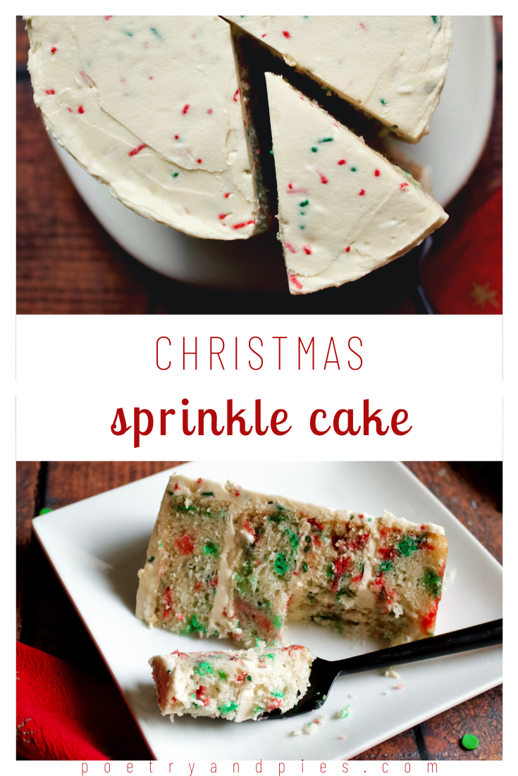 Christmas Sprinkle Cake — Poetry & Pies