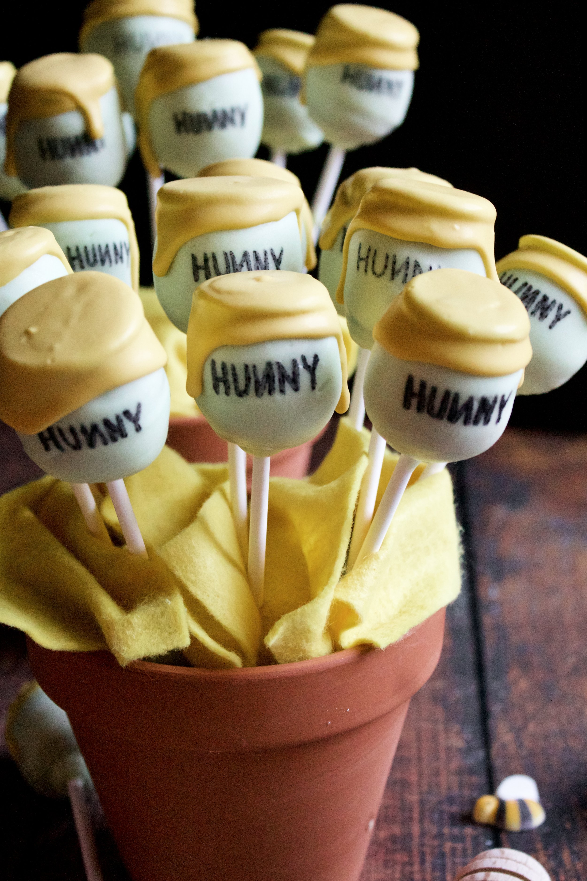 Winnie The Pooh Honeypot Cake Pops — Poetry And Pies 