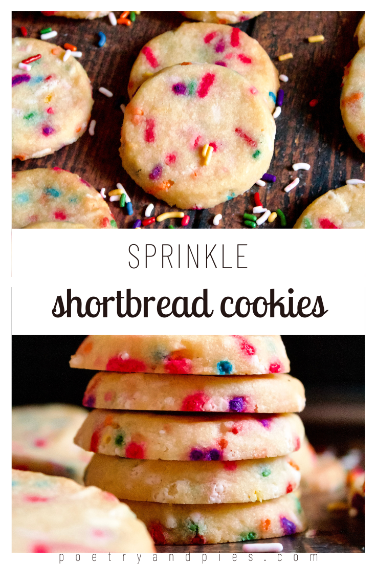 Sprinkle Shortbread Cookies — Poetry & Pies