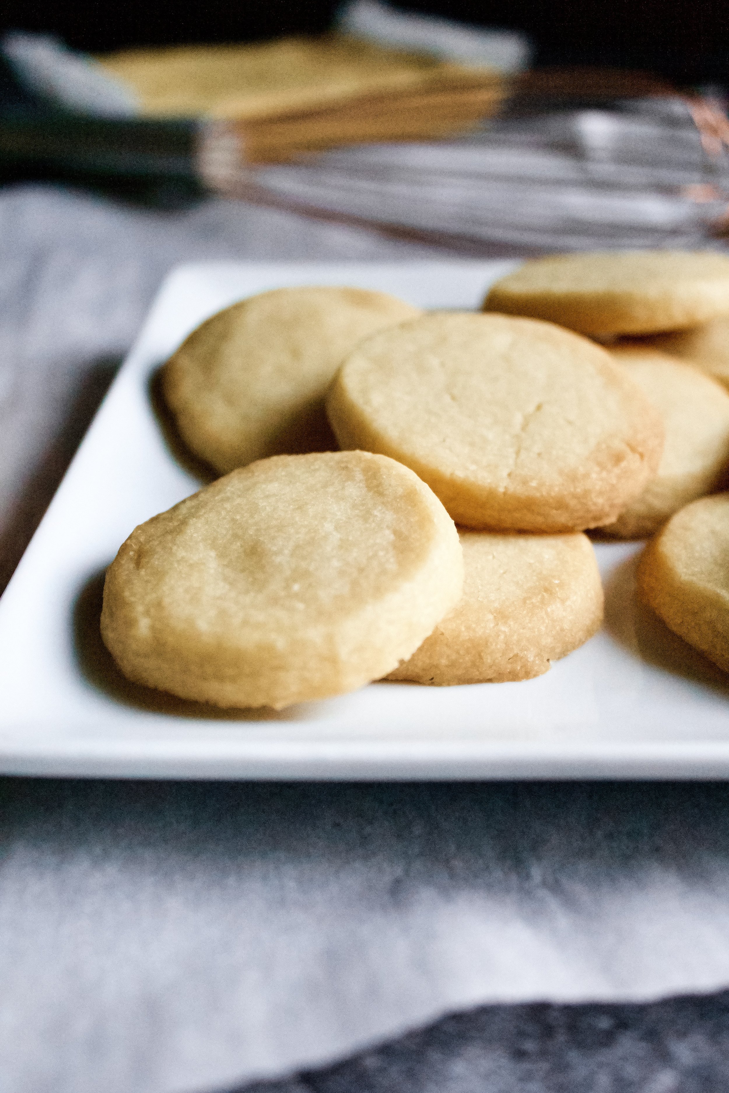 Tender Shortbread Cookies (pan-style)