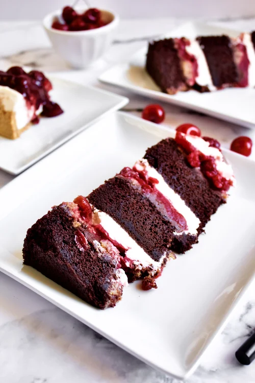 Chocolate Cherry Cheesecake Cake — Poetry & Pies