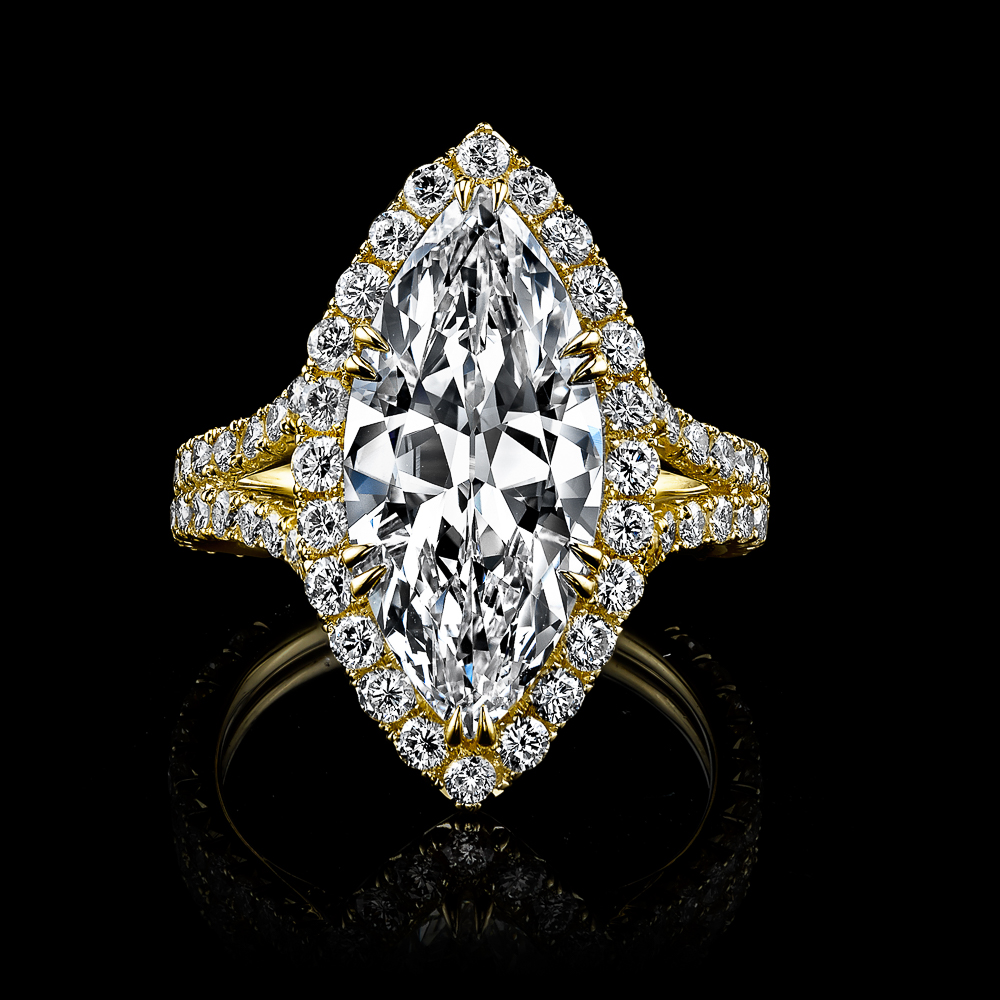 4.77ct MQ M VS2 GIA Diamond Ring