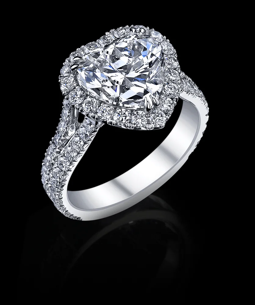 3.63ct Heart Shape Diamond Ring