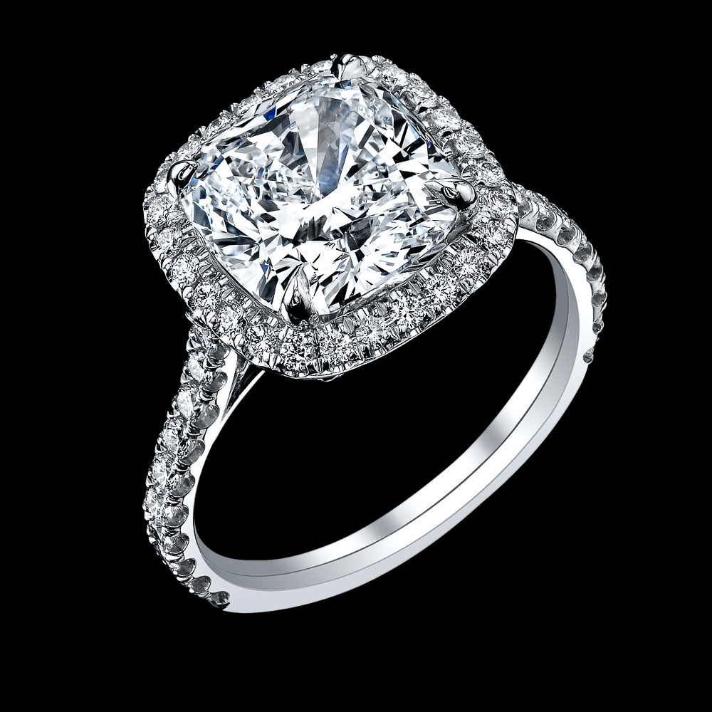 4.30ct Cushion Diamond Ring