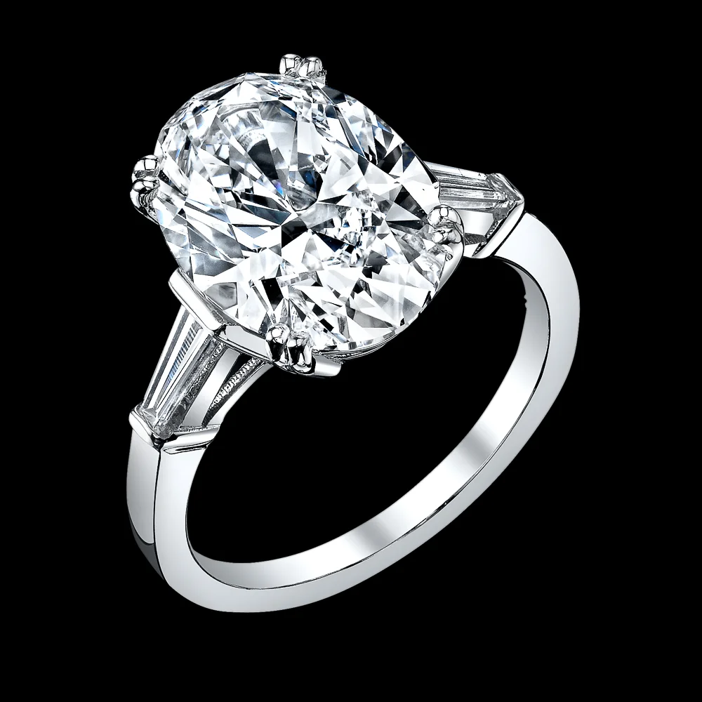 5.34ct Oval G VS1 Diamond Ring