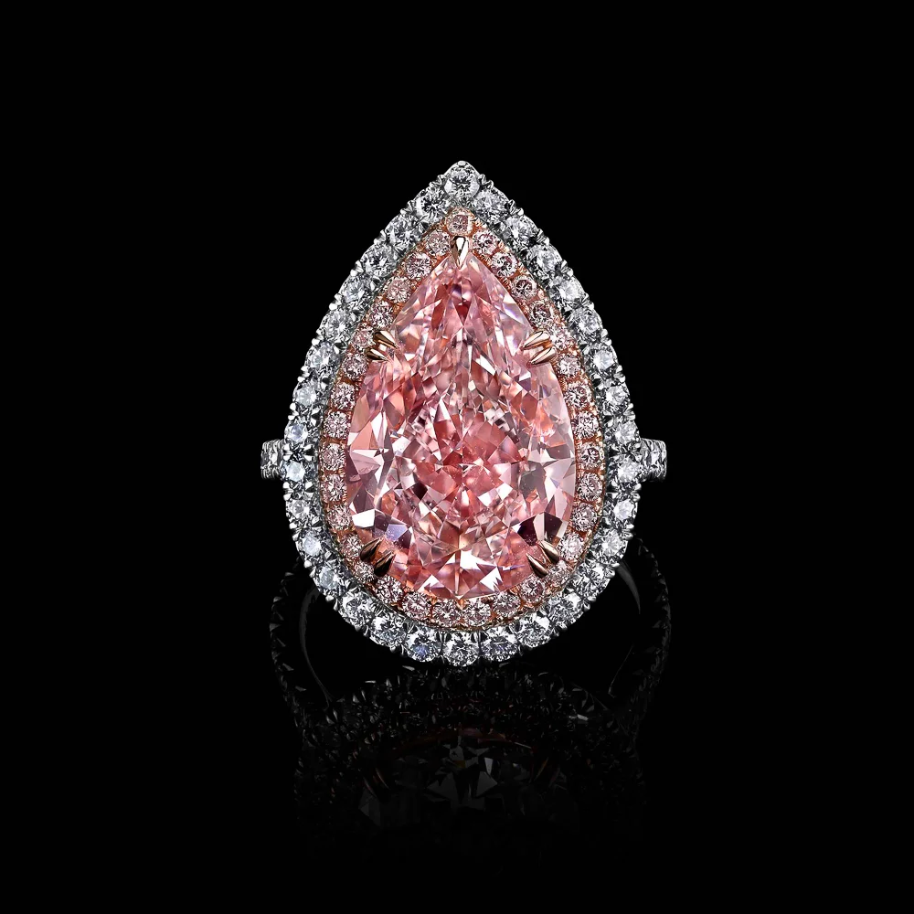 10.08ct The Pink Flame Ring 