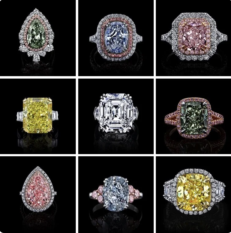 Raiman Rocks Fancy Color Diamonds Rings