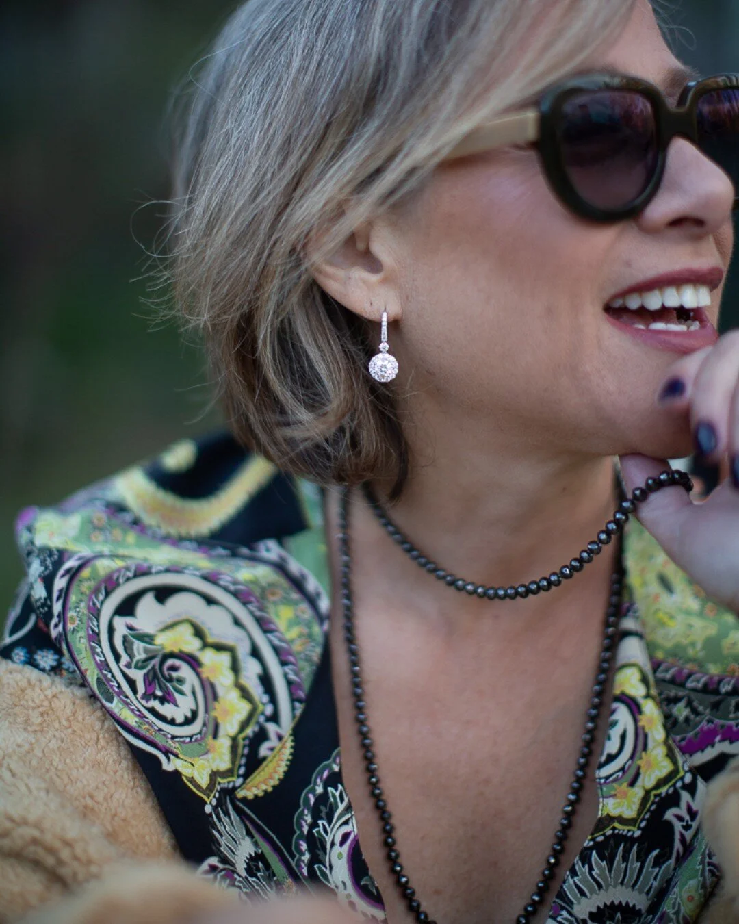 Did you know that #blackdiamonds are &quot;baby diamonds&quot;? They are just an earlier stage in the diamond evolution process before it becomes translucent. These black diamond necklaces are such a great gift for your loved ones. 

#raimanrocks #be