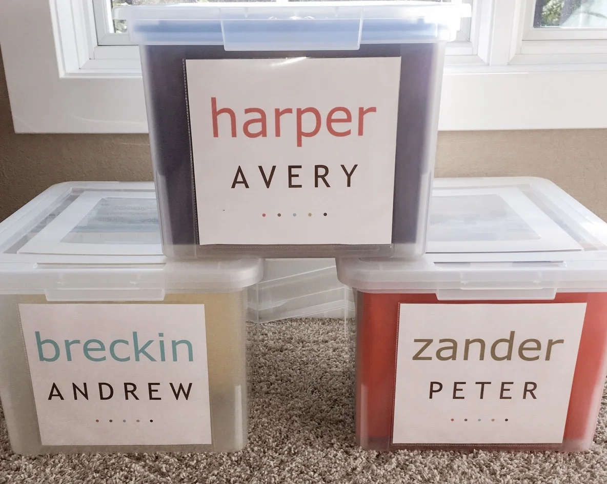 School Paper Storage