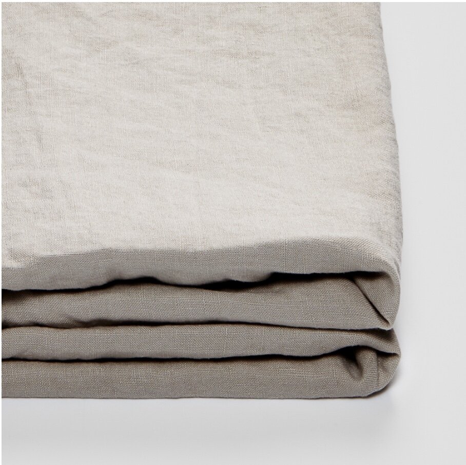 100% Linen Sheet in Dove Grey