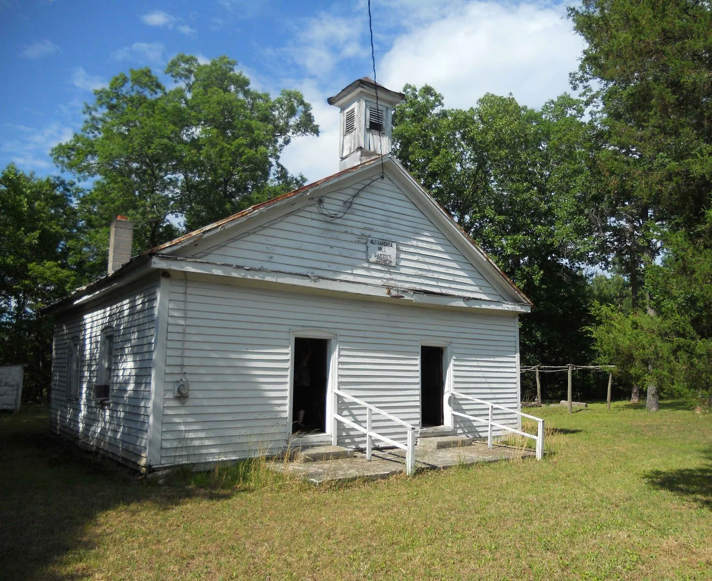 Figure 2. Alexander Hill Baptist Church, Buckingham County, Virginia, n.d.. Courtesy Virginia Department of Historic Resources.