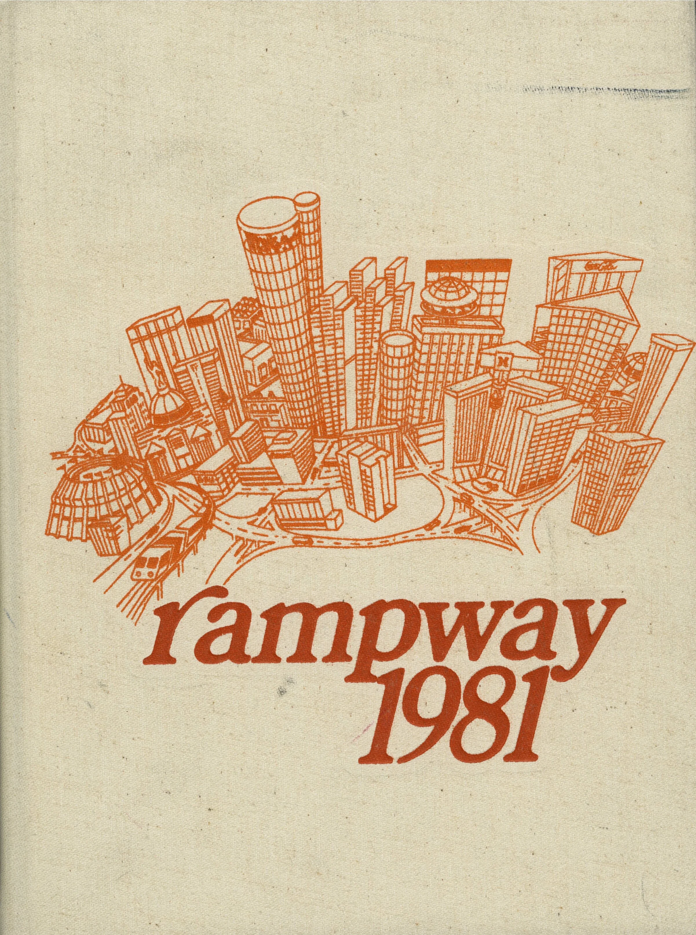 Figure 6. Rampway student yearbook, 1981. GSUYB1981. Georgia State University Yearbooks Collection. Special Collections and Archives, Georgia State University Library.