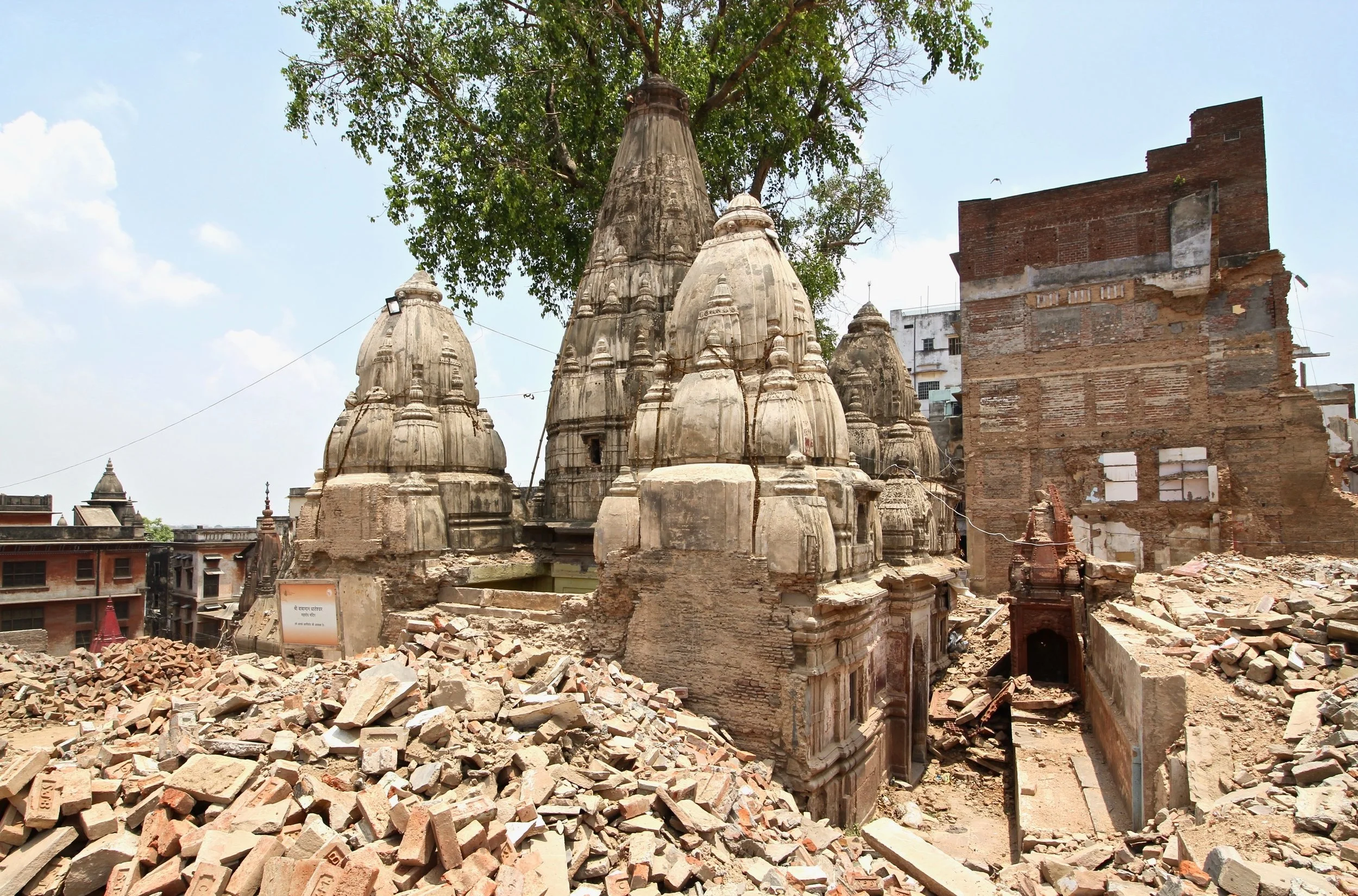 Excavating the Vishwanath Corridor in Varanasi, India