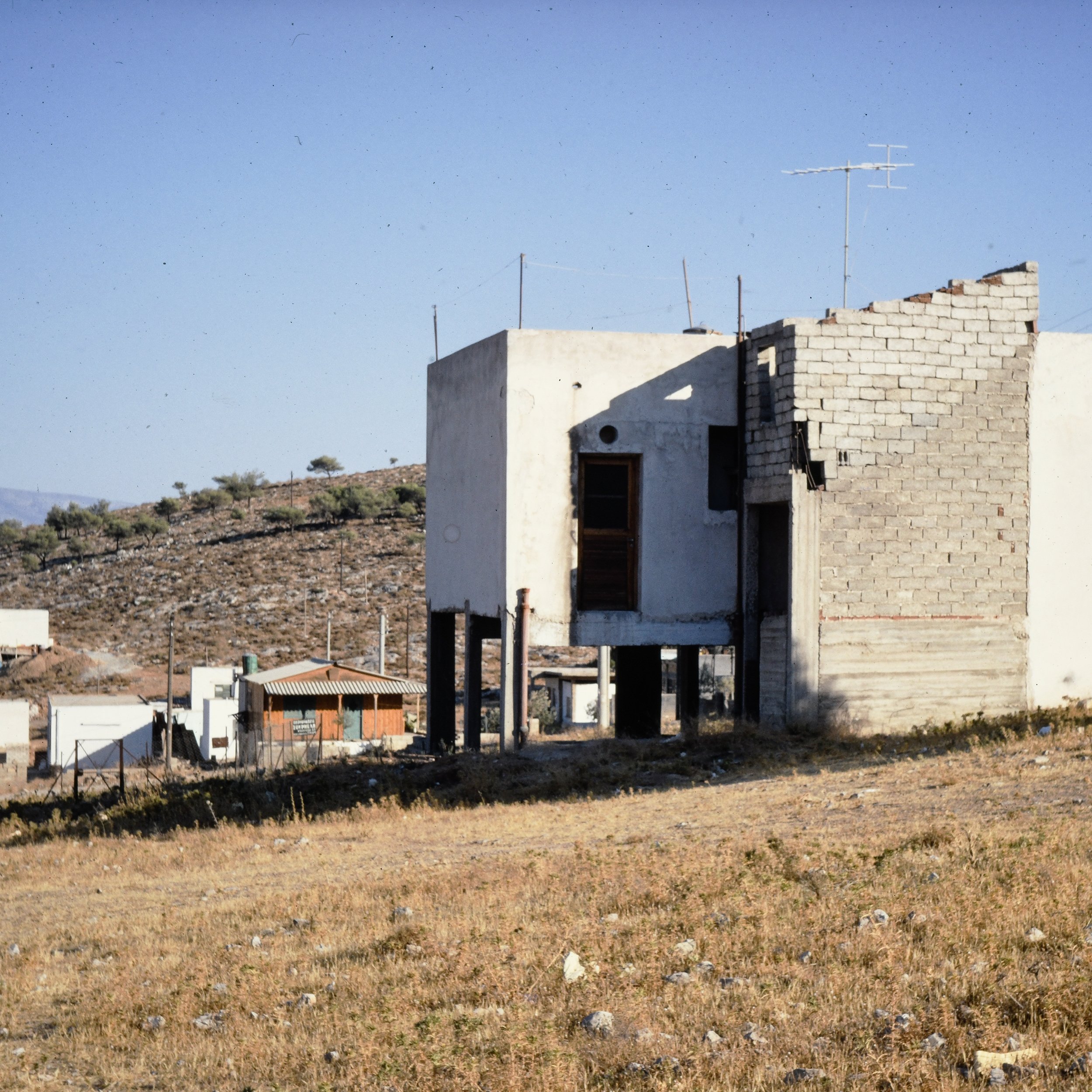  Figure 4. A house at  Kipoupolis , shot during the AA summer studio in 1969. Reproduced with permission of Aristedes and Maria Romanos. 