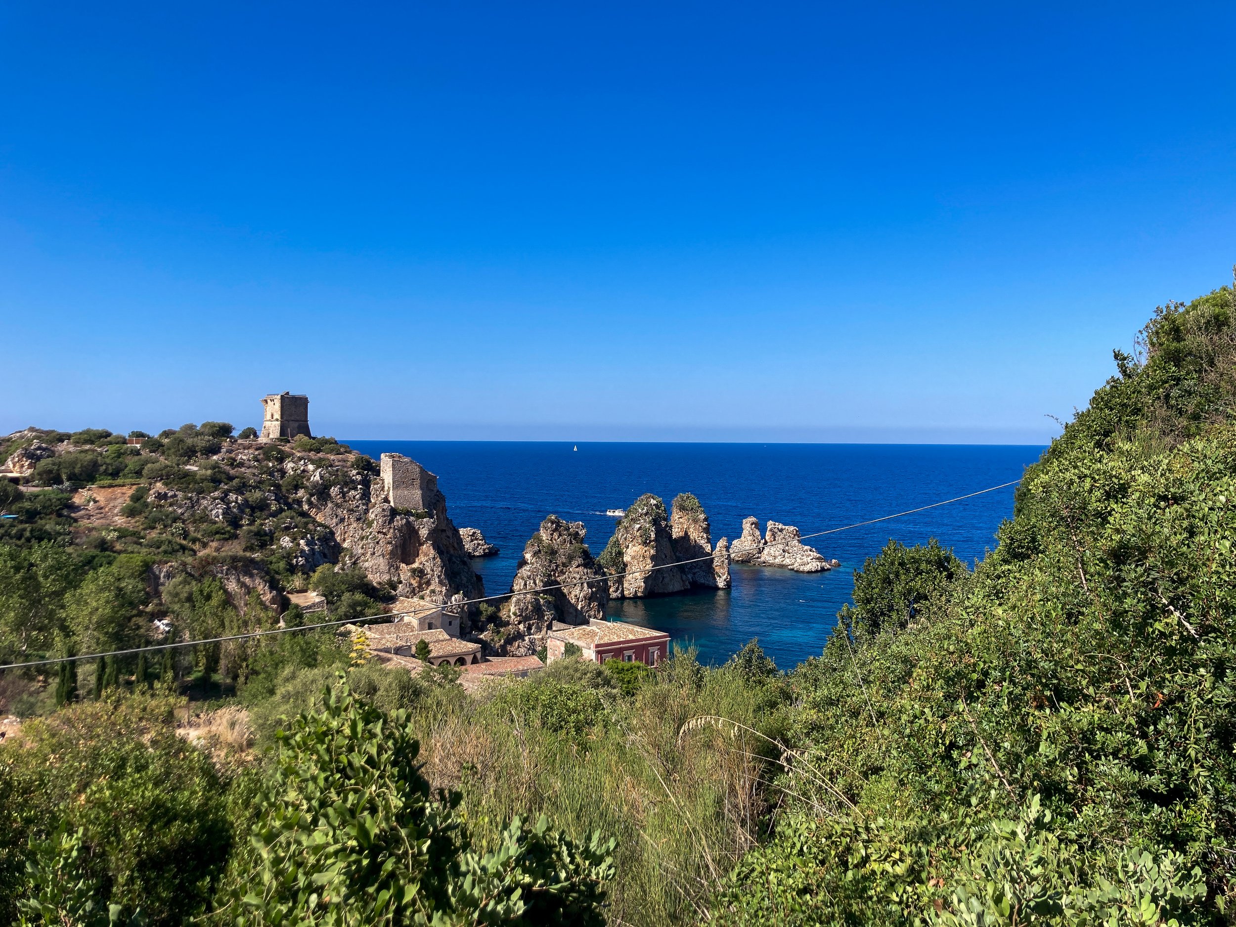  Figure 12. View of the Tonnara di Scopello from the path leading down to the water’s edge. Photograph by G. Vaccarino Gearty, 2022. 
