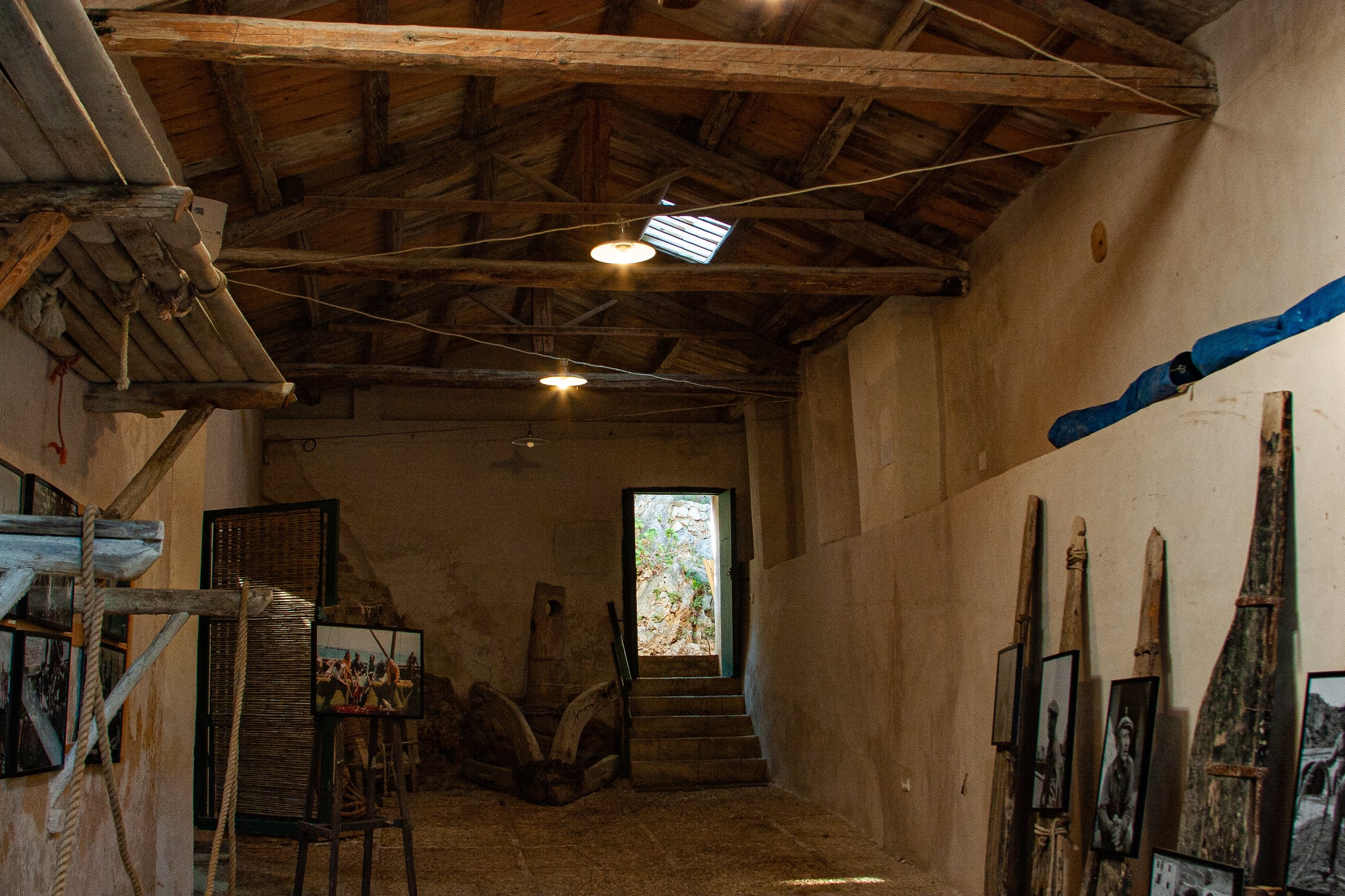  Figure 21. A view of one of the former storage areas at Scopello that had been converted into an exhibition space. Photograph by G. Vaccarino Gearty, 2022. 